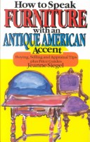 Book cover for How to Speak Furniture with an Antique American Accent