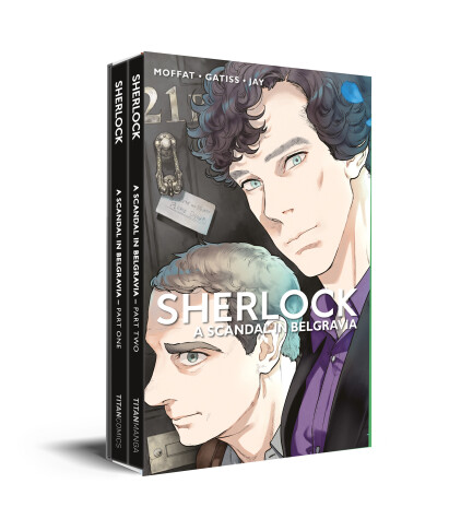 Book cover for Sherlock: A Scandal in Belgravia 1-2 Boxed Set