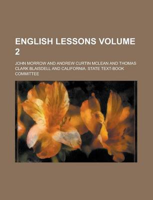 Book cover for English Lessons Volume 2