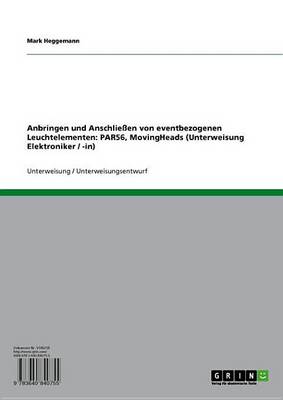 Cover of Anbringen Und Anschliessen Von Eventbezogenen Leuchtelementen