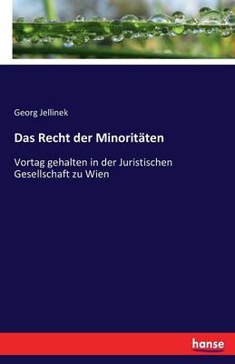 Book cover for Das Recht der Minoritäten