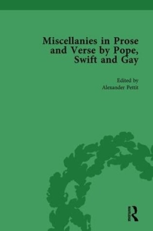 Cover of Miscellanies in Prose and Verse by Pope, Swift and Gay Vol 2