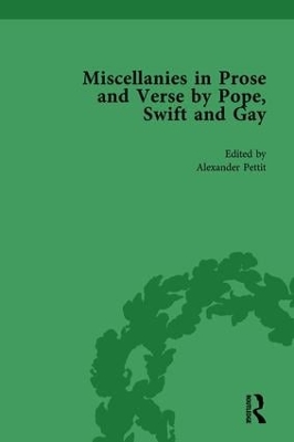 Book cover for Miscellanies in Prose and Verse by Pope, Swift and Gay Vol 2