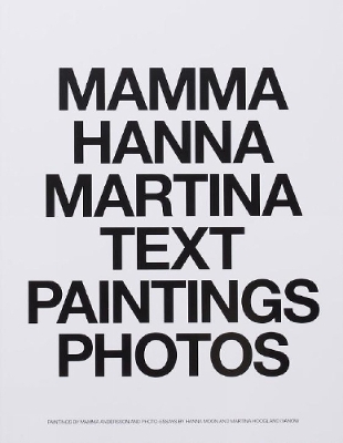 Book cover for MAMMA HANNA MARTINA TEXT PAINTINGS PHOTOS