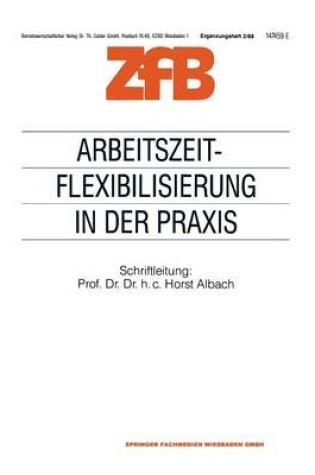 Cover of Arbeitszeitflexibilisierung in der Praxis