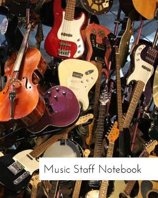 Book cover for Music Staff Notebook
