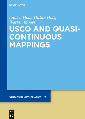 Book cover for USCO and Quasicontinuous Mappings