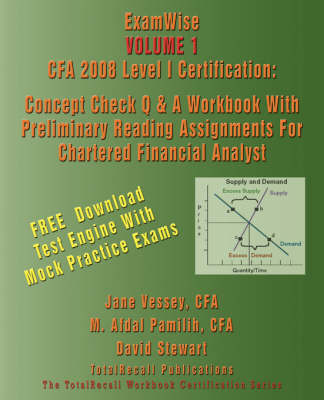 Cover of Examwise(r) Volume 1 CFA 2008 Level I Certification with Preliminary Reading Assignments for Chartered Financial Analyst (with Download Software)