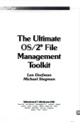 Cover of Ultimate OS/2 File Management Tool Kit