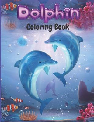 Book cover for Dolphin Coloring Book