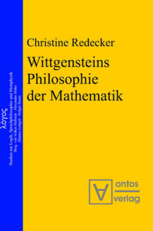 Cover of Wittgensteins Philosophie Der Mathematik