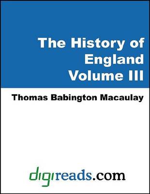 Book cover for The History of England, Volume III of V