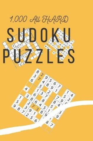 Cover of 1,000 All HARD Sudoku Puzzles