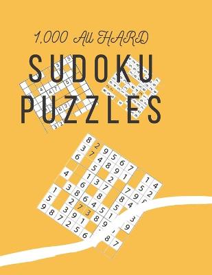 Book cover for 1,000 All HARD Sudoku Puzzles