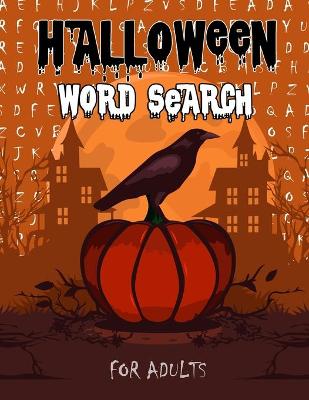 Book cover for Halloween Word Search for Adults