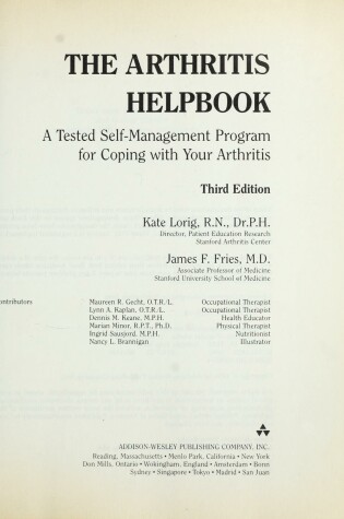 Cover of The Arthritis Helpbook