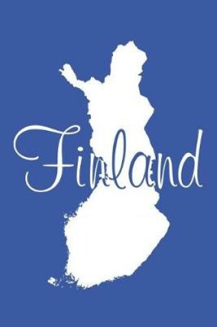 Cover of Finland - Indigo Blue Lined Notebook with Margins