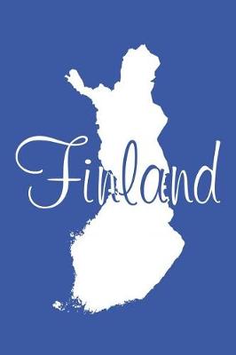 Book cover for Finland - Indigo Blue Lined Notebook with Margins