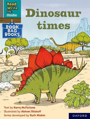 Book cover for Read Write Inc. Phonics: Dinosaur times (Grey Set 7 Book Bag Book 12)