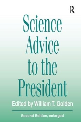 Cover of Science Advice to the President