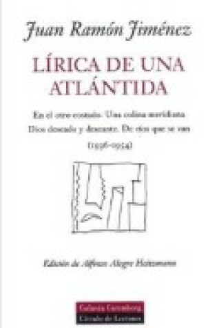 Cover of Lirica de Una Atlantida