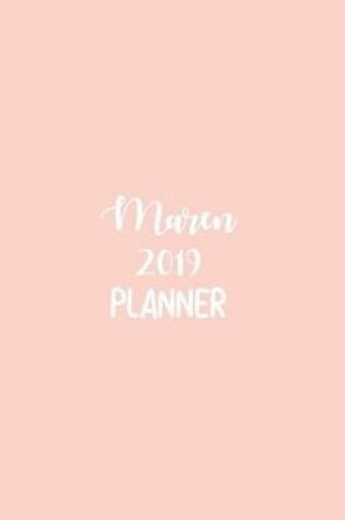 Cover of Maren 2019 Planner