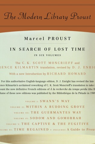 Cover of In Search of Lost Time