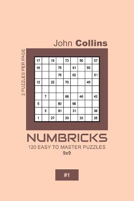 Book cover for Numbricks - 120 Easy To Master Puzzles 9x9 - 1