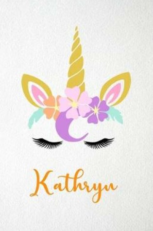 Cover of Kathryn A5 Lined Notebook 110 Pages