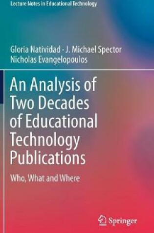 Cover of An Analysis of Two Decades of Educational Technology Publications