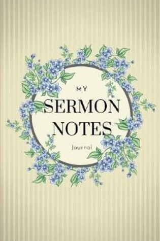 Cover of My Sermon Notes Journal