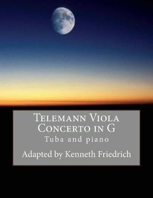 Book cover for Telemann Viola Concerto in G - tuba version