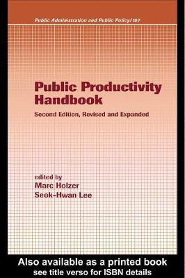 Cover of Public Productivity Handbook, Second Edition,