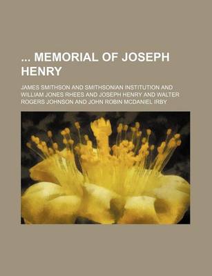 Book cover for Memorial of Joseph Henry Volume 21