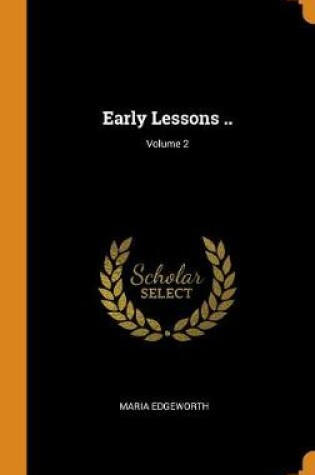 Cover of Early Lessons ..; Volume 2