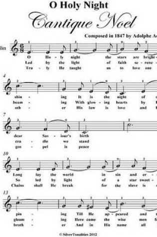 Cover of O Holy Night Easy Violin Sheet Music