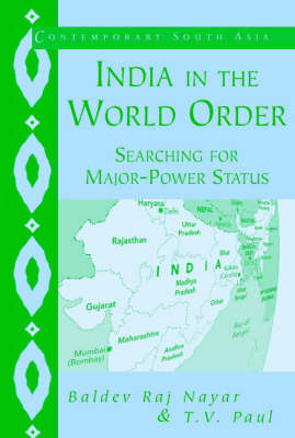 Book cover for India in the World Order