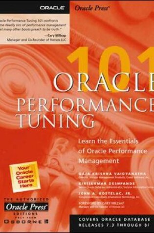 Cover of Oracle Performance Tuning 101