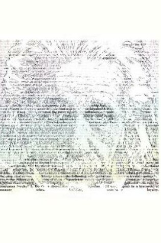 Cover of Albert Einstein's Portrait Made out of Words - Blank Lined Notebook