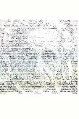 Cover of Albert Einstein's Portrait Made out of Words - Blank Lined Notebook