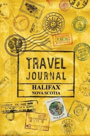 Cover of Travel Journal Halifax Nova Scotia