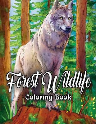 Book cover for Forest Wildlife Coloring Book