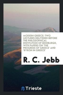 Book cover for Modern Greece