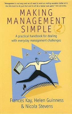 Book cover for Making Management Simple: A Practical Handbook for Dealing with Everyday Management Challenges