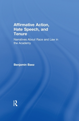 Book cover for Affirmative Action, Hate Speech, and Tenure