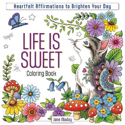 Book cover for Life is Sweet Coloring Book