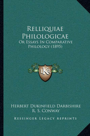 Cover of Relliquiae Philologicae