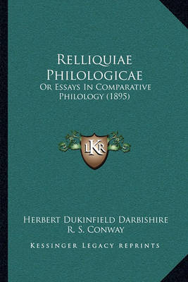 Book cover for Relliquiae Philologicae