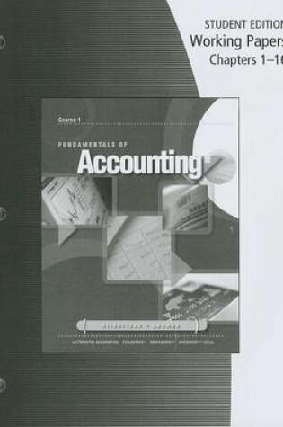 Cover of Fundamentals of Accounting: Working Papers, Chapters 1-16