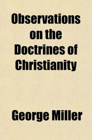 Cover of Observations on the Doctrines of Christianity